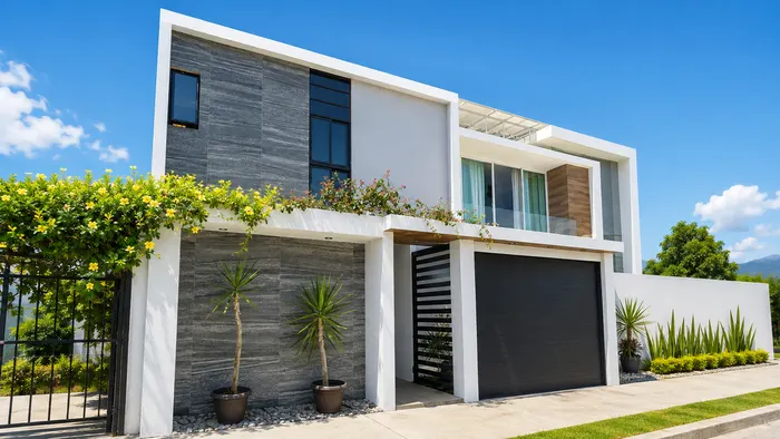 Casa residencial con jardín en venta
